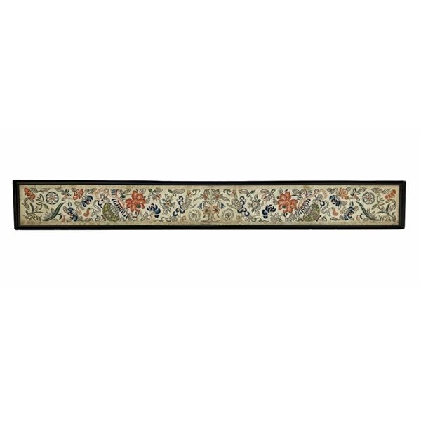 Framed Antique Chinese Silk Embroidery