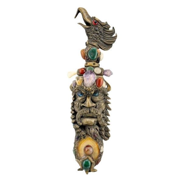 Brazilian Folk Art Lapidary Tramontina Knife