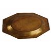 Image 3 : Hand Hammered Octagonal Copper Tray with Handle