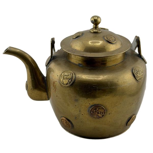 Chinese Brass Tea Kettle