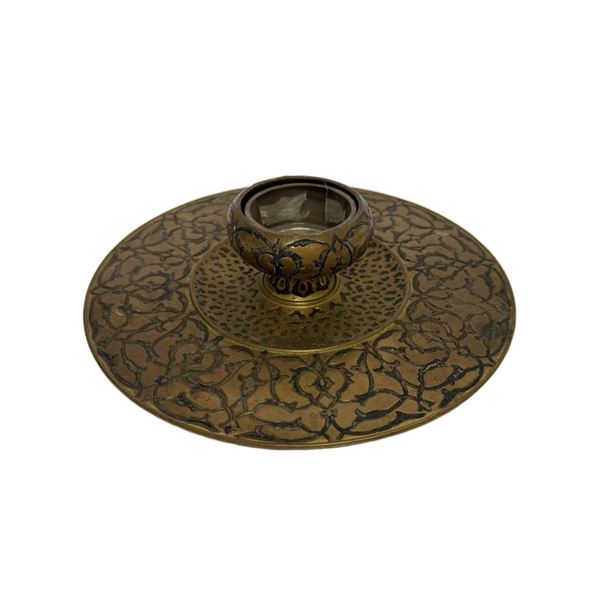 Middle Eastern Brass Candle Holder