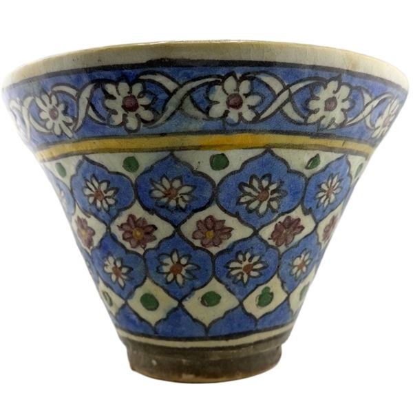 Islamic Geometric Glazed Ceramic Vase