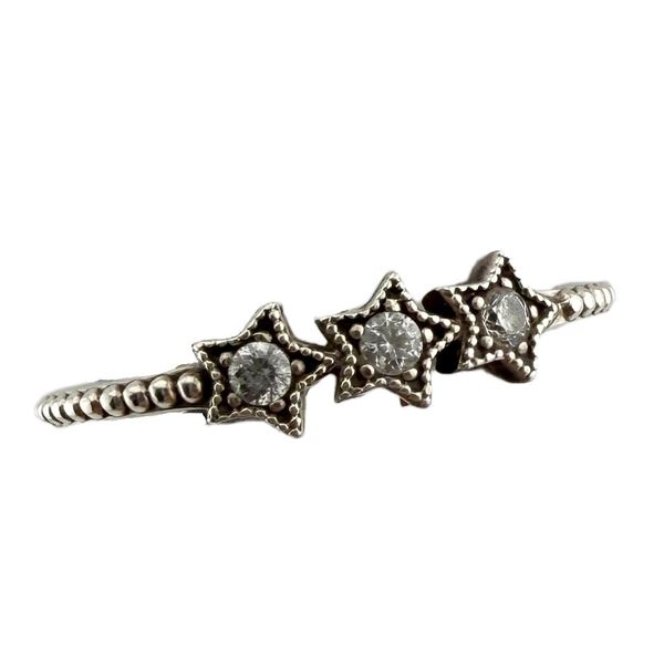 Pandora Sterling Celestial Star Ring 6 3/4