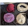 Image 9 : Eight Vintage Womens Hats in Assorted Styles and Materials