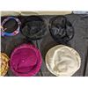 Image 9 : Eight Assorted Vintage-Style Hats in Various Styles and Colors