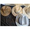 Image 1 : 7 Cowboy Hats in Mixed Styles and Materials