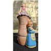 Image 5 : Two Vintage Music Box Figures: 1776-1976 and Old Woman in a Shoe