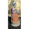 Image 9 : Two Vintage Music Box Figures: 1776-1976 and Old Woman in a Shoe
