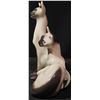 Image 3 : Mid-Century Ceramic Siamese Cat Couple TV Lamp, 13 x 13 Inches