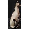 Image 4 : Mid-Century Ceramic Siamese Cat Couple TV Lamp, 13 x 13 Inches