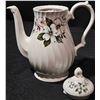 Image 6 : Complete China Tea Set with Floral Designs and 11 Pieces