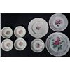Image 1 : Floral Dinnerware and Cutlery with Mixed Designs