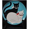 Image 4 : Two Decorative Cat-Themed Collector Plates