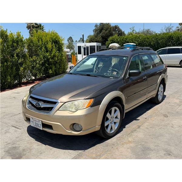 SUBA OUTBACK 2008 T-DON - SMOG