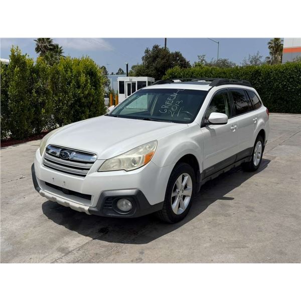 SUBA OUTBACK 2013 O/S TITLE 2 DAYS