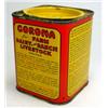 Image 2 : VINTAGE CORONA WOOL FAT ADVERTISING TIN - FARM AND