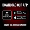 Image 1 : Get the Beck Auctions Bidding App Today!