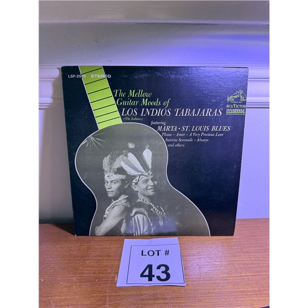 RCA VICTOR LP VINYL RECORD THE MELLOW GUITAR MOODS OF LOS INDIOS TABAJARAS STEREO LSP-2959 MID-CENTU