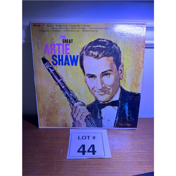 RCA VICTOR VINYL LP RECORD ALBUM THE GREAT ARTIE SHAW CAL 465 MID-CENTURY
