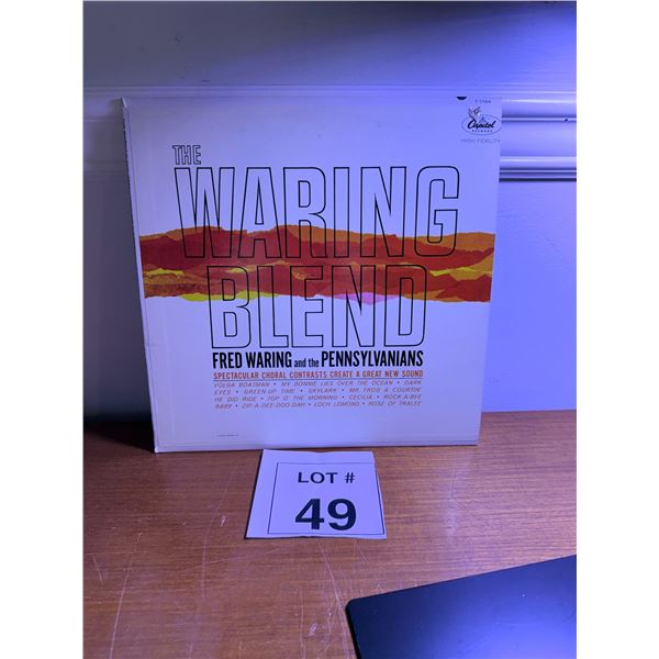 CAPITOL RECORDS VINYL LP HIGH FIDELITY THE WARING BLEND FRED WARING AND THE PENNSYLVANIANS