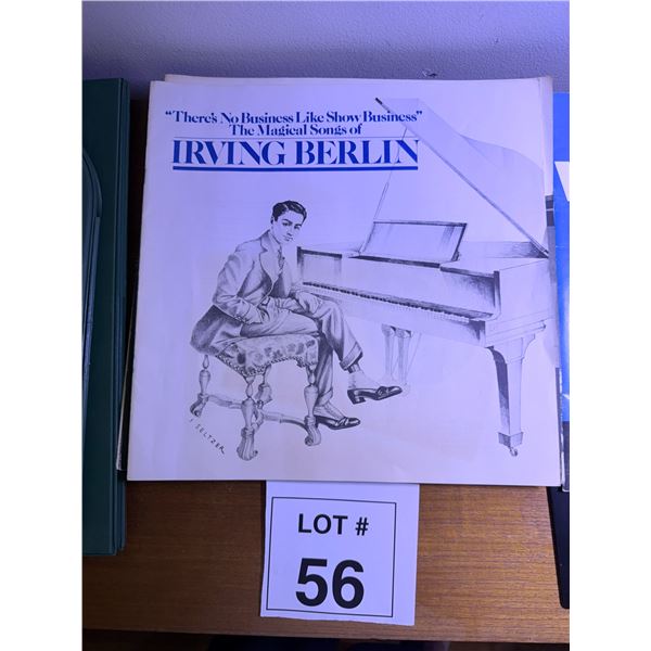 RECORD ALBUMS VINYL LP LOT INCLUDING IRVING BERLIN & ELLA FITZGERALD TITLES