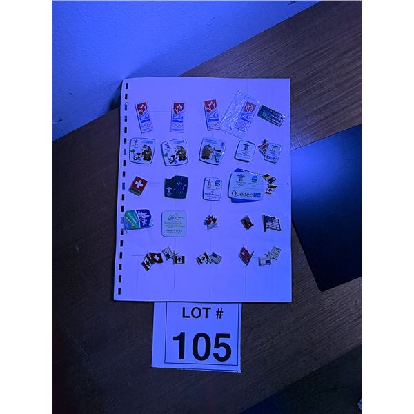 VANCOUVER 2010 OLYMPICS PIN LOT ENAMEL METAL ASSORTED DESIGNS 2010