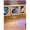 Image 1 : FRAMED ART PRINTS PAPER STILL-LIFE TRIPTYCH SET