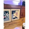 Image 4 : FRAMED ART PRINTS PAPER STILL-LIFE TRIPTYCH SET