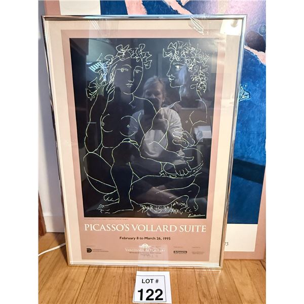 EXHIBITION POSTER PRINTED PAPER PICASSO'S VOLLARD SUITE VANCOUVER ART GALLERY D 1995