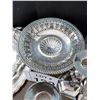 Image 7 : SERVING TRAY SET SILVERPLATE EMBOSSED SCROLLED DESIGNS