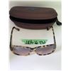 Image 2 : MAUI JIM SUNGLASSES PLASTIC TORTOISE SHELL FRAME WITH BROWN ZIP CASE