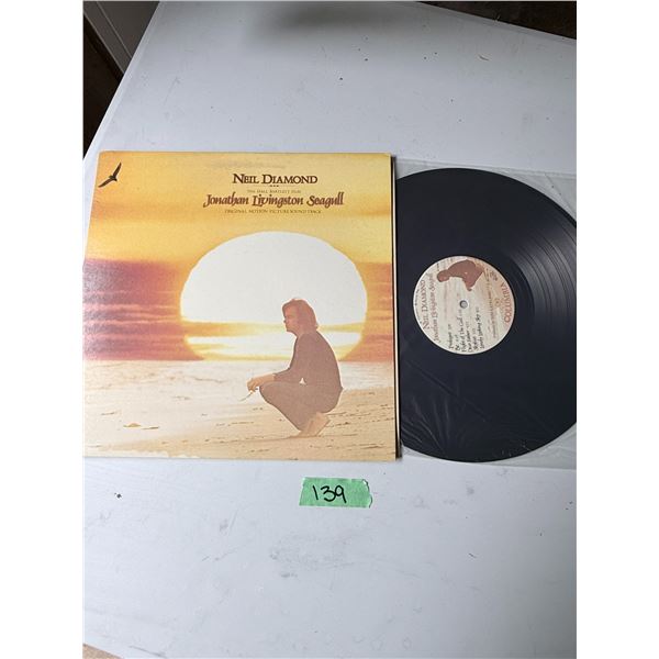 NEIL DIAMOND VINYL RECORD LP ORIGINAL MOTION PICTURE SOUNDTRACK JONATHAN LIVINGSTON SEAGULL  1970S