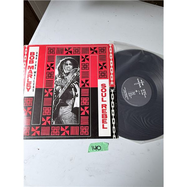 BOB MARLEY AND THE WAILERS SOUL REBEL LP VINYL RECORD NEW CROSS LABEL