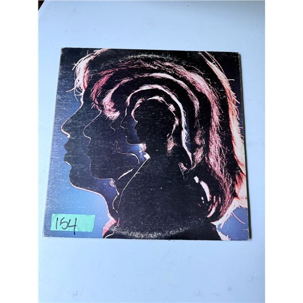 VINYL RECORD ALBUM  SILHOUETTE PROFILE DESIGN