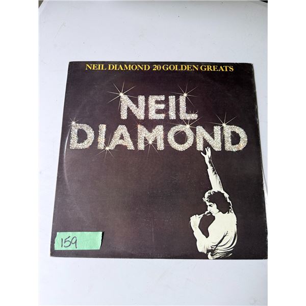 NEIL DIAMOND VINYL RECORD ALBUM 20 GOLDEN GREATS GLITTER-STYLE