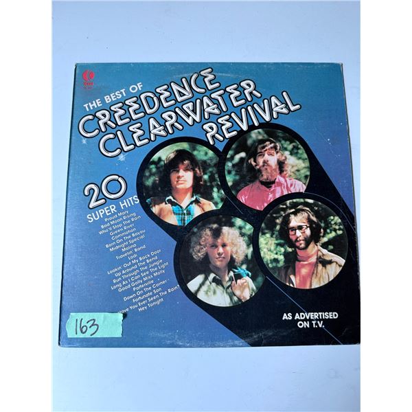 KTEL THE BEST OF CREEDENCE CLEARWATER REVIVAL VINYL RECORD LP 20 SUPER HITS COMPILATION