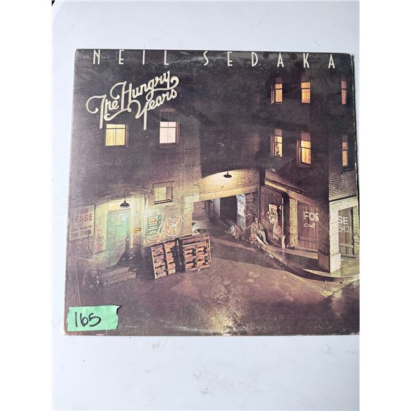 NEIL SEDAKA VINYL LP RECORD THE HUNGRY YEARS ALBUM WORK