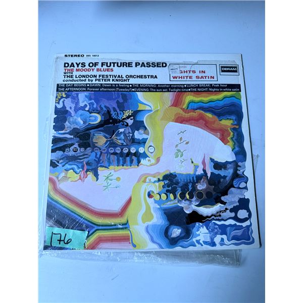 DERAM DAYS OF FUTURE PASSED STEREO VINYL LP NIGHTS IN WHITE SATIN