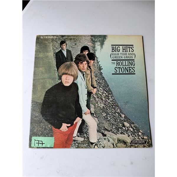 LONDON RECORDS THE ROLLING STONES BIG HITS (HIGH TIDE AND GREEN GRASS) STEREO LP ALBUM