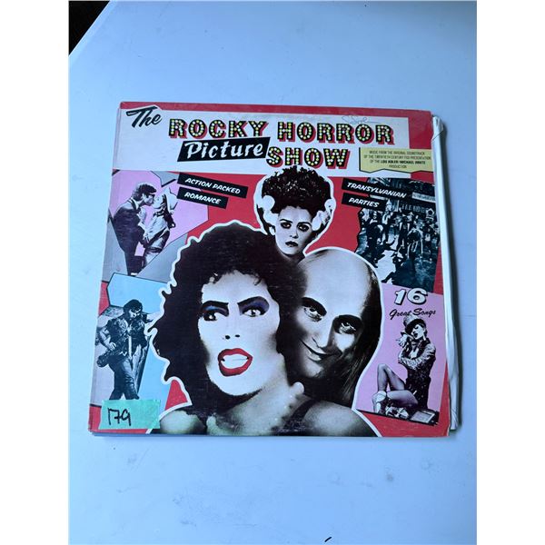 THE ROCKY HORROR PICTURE SHOW SOUNDTRACK VINYL LP 16 GREAT SONGS