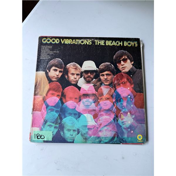 CAPITOL THE BEACH BOYS 45 RPM VINYL SINGLE GOOD VIBRATIONS PICTURE SLEEVE ST-442