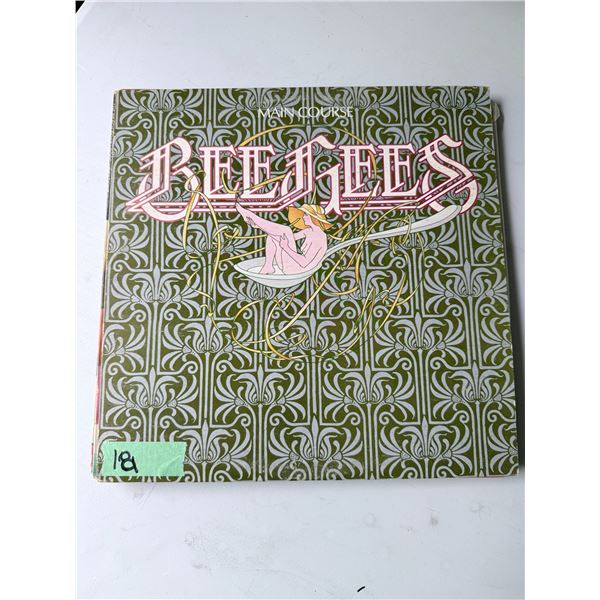 BEE GEES MAIN COURSE VINYL LP ALBUM ART NOUVEAU  DESIGN