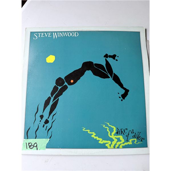 STEVE WINWOOD VINYL RECORD SLEEVE ARC OF A DIVER ALBUM