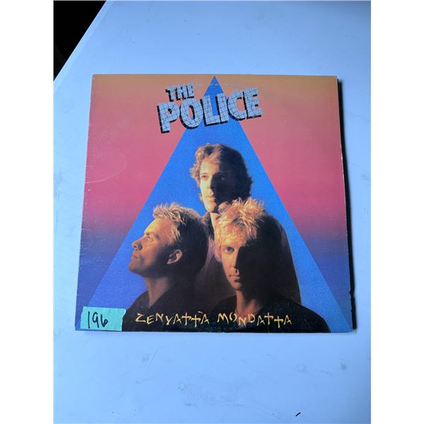 THE POLICE VINYL RECORD ZENYATTA MONDATTA ALBUM