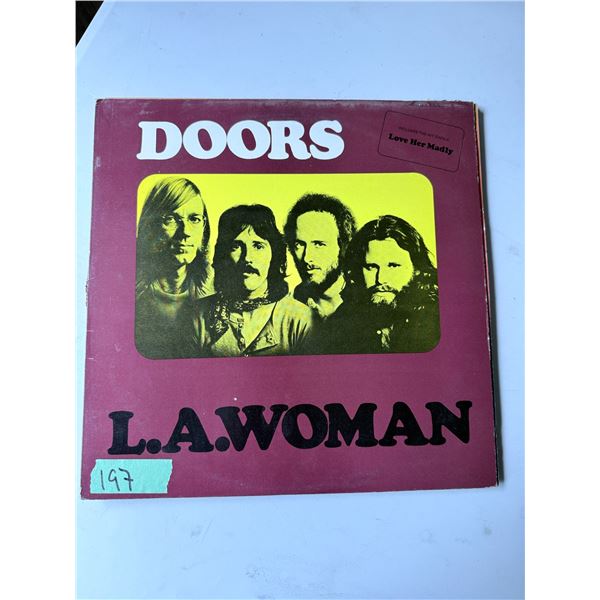 THE DOORS LP VINYL RECORD "L.A. WOMAN" ALBUM