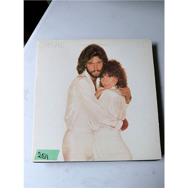 STREISAND GUILTY VINYL RECORD ALBUM