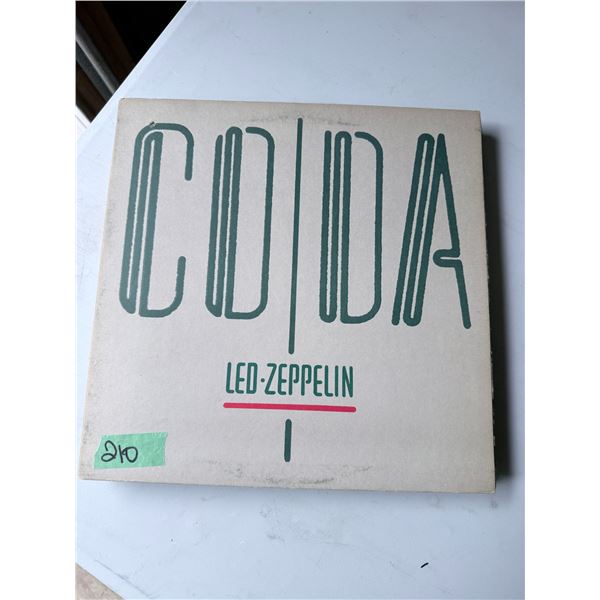 LED ZEPPELIN CODA VINYL RECORD LP