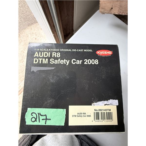 KYOSHO AUDI R8 DTM SAFETY CAR DIE-CAST MODEL 1:18 SCALE 2008 BRAND NEW