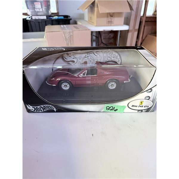 DIECAST MODEL CAR HOT WHEELS FERRARI DINO 246 GTS BRAND NEW