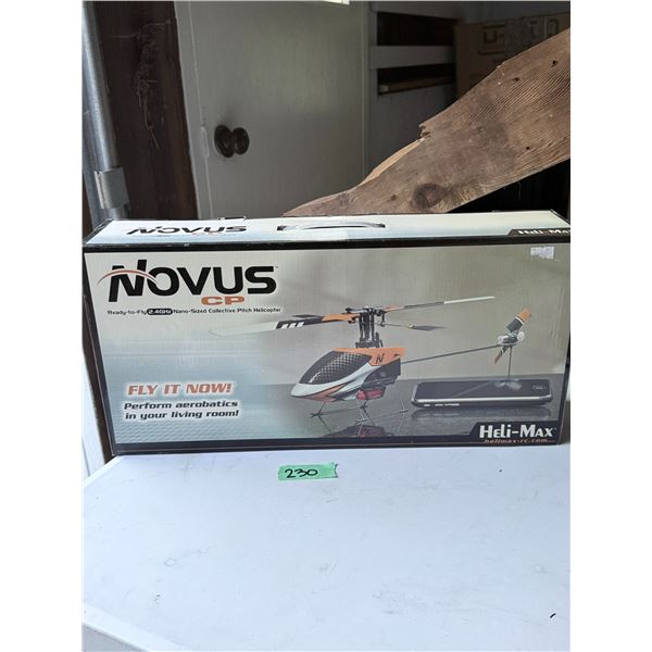 RC HELICOPTER HELI-MAX NOVUS CP 2.4GHZ READY-TO-FLY BRAND NEW